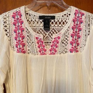 Ali Miles boho blouse M